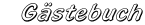G&auml;stebuch